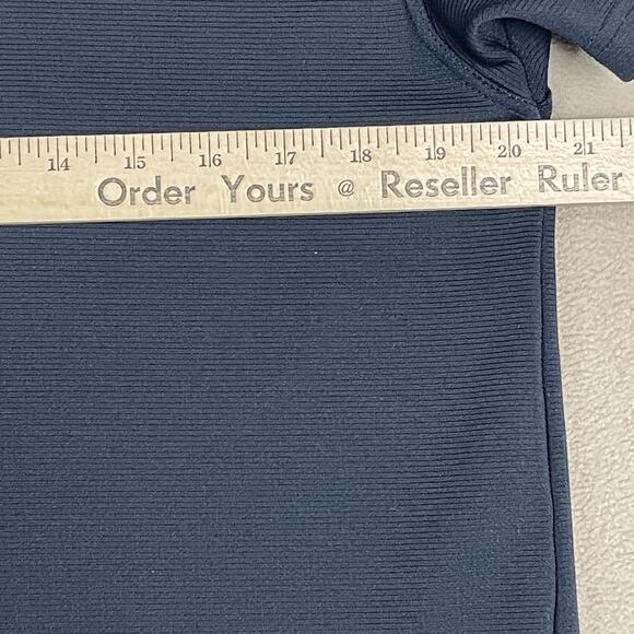 Bylt Basics Polo Shirt Mens M Black Tech Short Sleeve Stretch Breathable - Picture 4 of 9